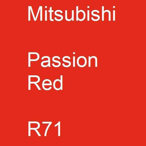 Mitsubishi, Passion Red, R71.